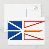 NEWFOUNDLAND FLAG BRIEFKAART (Voorkant / Achterkant)