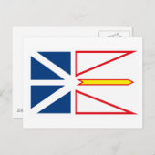 Newfoundland Flag Briefkaart (Voorkant / Achterkant)