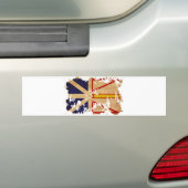 Newfoundland Flag Bumpersticker (Op auto)