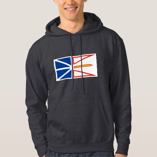 NEWFOUNDLAND FLAG HOODIE (Voorkant)