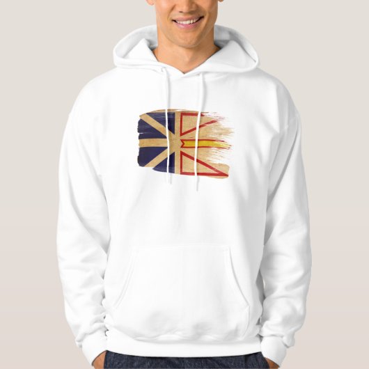 Newfoundland Flag Hoodie (Voorkant)