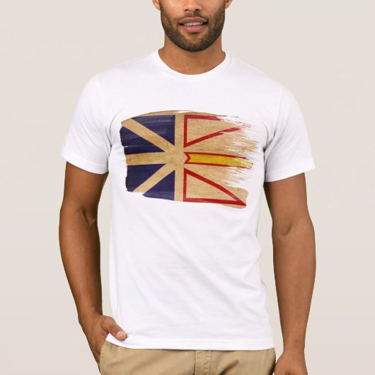 Newfoundland Flag T-Shirt (Voorkant)