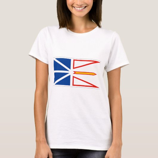 NEWFOUNDLAND FLAG T-SHIRT (Voorkant)