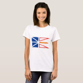 NEWFOUNDLAND FLAG T-SHIRT (Voorkant volledig)