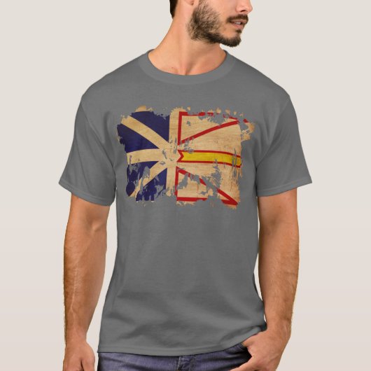 Newfoundland Flag T-shirt (Voorkant)