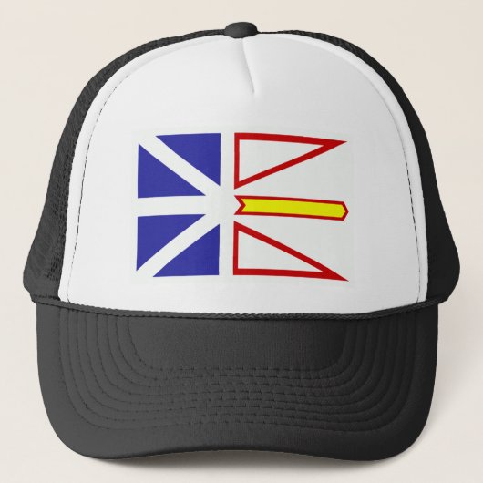Newfoundland Flag Trucker Pet (Voorkant)