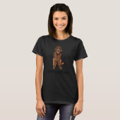 Newfoundland Gekke Hond T-shirt (Voorkant volledig)