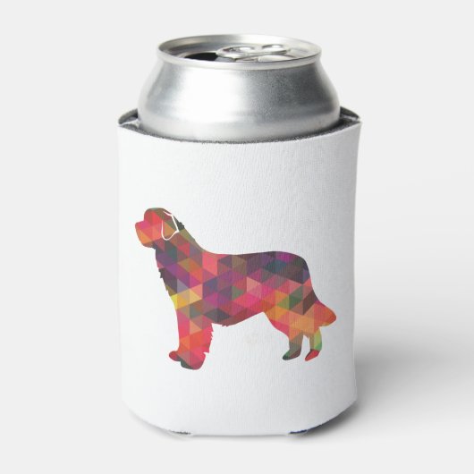 Newfoundland Geo Silhouette Multi Blikjeskoeler (Blikje Voorkant)