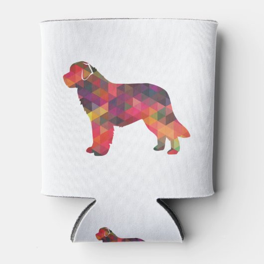 Newfoundland Geo Silhouette Multi Blikjeskoeler (Voorkant)