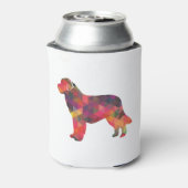 Newfoundland Geo Silhouette Multi Blikjeskoeler (Blikje Achterkant)