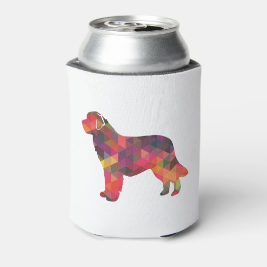 Newfoundland Geo Silhouette Multi Blikjeskoeler (Blikje Achterkant)