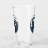 Newfoundland Glass Newfoundland Pup Glass Custom Glas (Rechts)