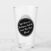 Newfoundland Glassen Aangepast Puppy Dog Glass Glas (Achterkant)