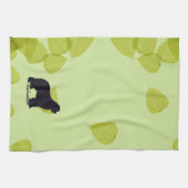 Newfoundland - Green Leaves Design Theedoek (Horizontaal)