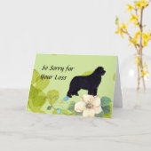 Newfoundland - Groene bladeren Design Kaart (Gele Bloem)