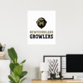 Newfoundland Growlers - De Newfoundland Growler Poster (Thuiskantoor)