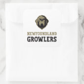 Newfoundland Growlers - De Newfoundland Growler Vierkante Sticker (Tas)