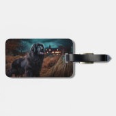 Newfoundland Halloween Scary Bagagelabel (Achterkant horizontaal)
