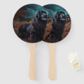 Newfoundland Halloween Scary Handwaaier (Voorkant en achterkant)