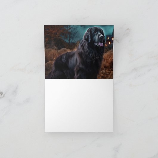 Newfoundland Halloween Scary Kaart (Binnen)