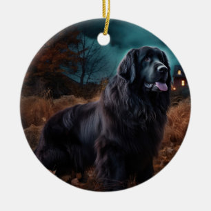 Newfoundland Halloween Scary Keramisch Ornament