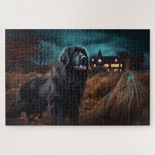 Newfoundland Halloween Scary Legpuzzel (Horizontaal)