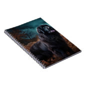 Newfoundland Halloween Scary Notitieboek (Rechterzijde)