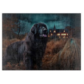 Newfoundland Halloween Scary Snijplank (Voorkant)