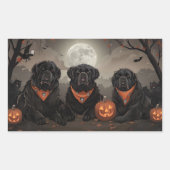 Newfoundland Halloween Spoken Rechthoekige Sticker (Voorkant)