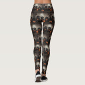 Newfoundland Halloween Spokenstijlend Leggings (Achterkant)