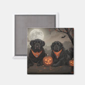 Newfoundland Halloween Spokerig Magneet (Voorkant / Achterkant)