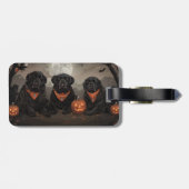 Newfoundland Halloween Spooky Bagagelabel (Achterkant horizontaal)