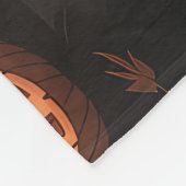 Newfoundland Halloween Spooky Fleece Deken (Hoek)