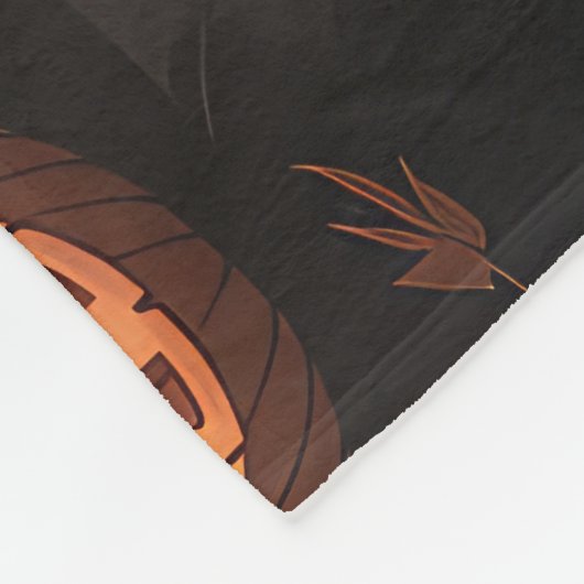 Newfoundland Halloween Spooky Fleece Deken (Hoek)