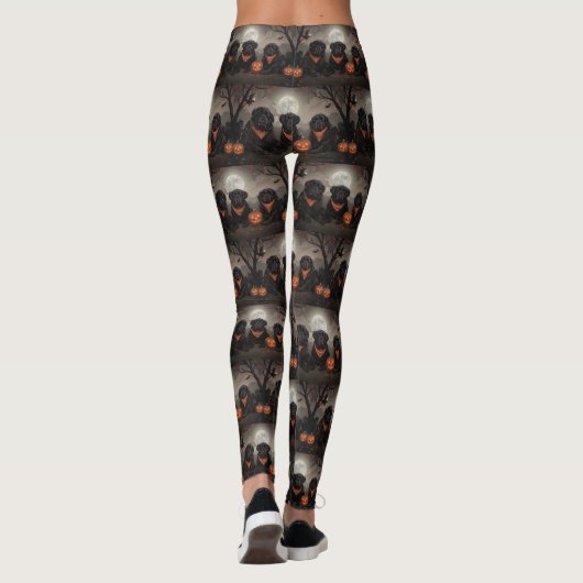 Newfoundland Halloween Spooky Leggings (Achterkant)