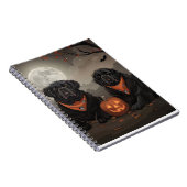 Newfoundland Halloween Spooky Notitieboek (Rechterzijde)
