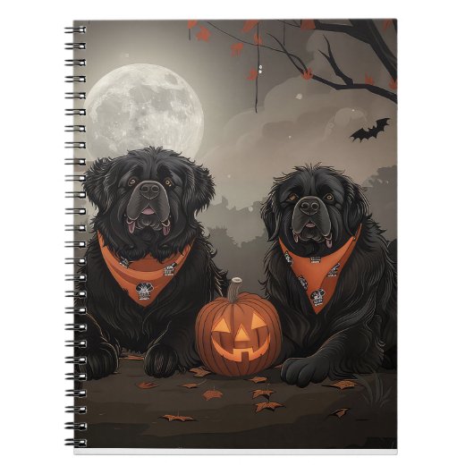 Newfoundland Halloween Spooky Notitieboek (Voorkant)