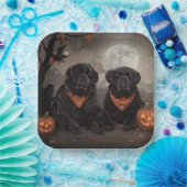 Newfoundland Halloween Spooky Papieren Bordje (Feest)
