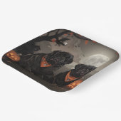 Newfoundland Halloween Spooky Papieren Bordje (Gebogen)