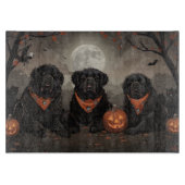 Newfoundland Halloween Spooky Snijplank (Voorkant)