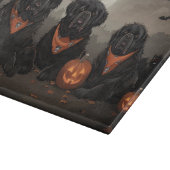 Newfoundland Halloween Spooky Snijplank (Hoek)