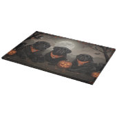 Newfoundland Halloween Spooky Snijplank (Hoek)