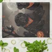 Newfoundland Halloween Spooky Theedoek (Gevouwen)