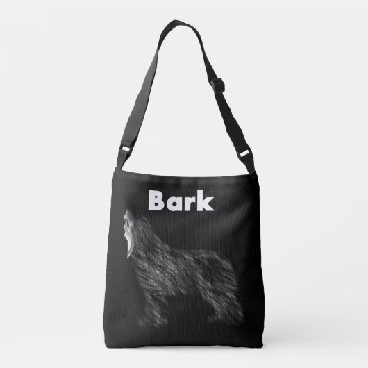 Newfoundland Halloween-tas - Bark Crossbody Tas (Achterkant)