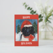 NEWFOUNDLAND-HOND BRIEFKAART (Staand voorkant)