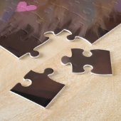 Newfoundland-hond Cozy Valentijnsdag-retraite Legpuzzel (Zijkant)