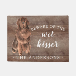 Newfoundland Hond Gepersonaliseerde Deurmat
