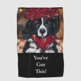 Newfoundland hond golfhanddoek