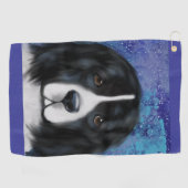 Newfoundland-hond Golfhanddoek (Horizontaal)