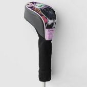 Newfoundland-hond         golfheadcover (Schuin)